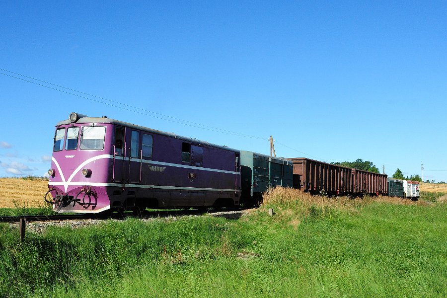 2020.08.27 JHMD T47.019 Jindřichův Hradec - Nová Bystřice Güterverkehr Rollbock (7)
